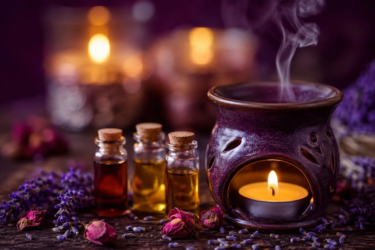 Aromaterapi yağı ve brülör — Lila Spa, Büyükçekmece misafirlerine hizmet veren salon