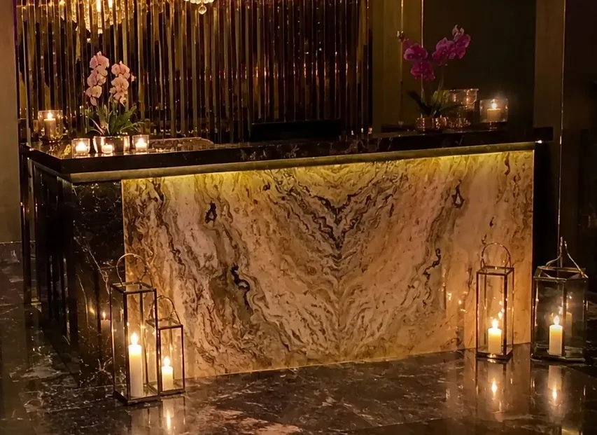 Resepsiyon karşılama alanı — Lila Spa, Büyükçekmece misafirlerine hizmet veren salon